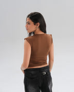 Cap Sleeve Fitted Top