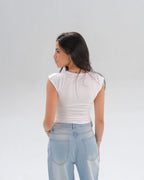 Cap Sleeve Fitted Top