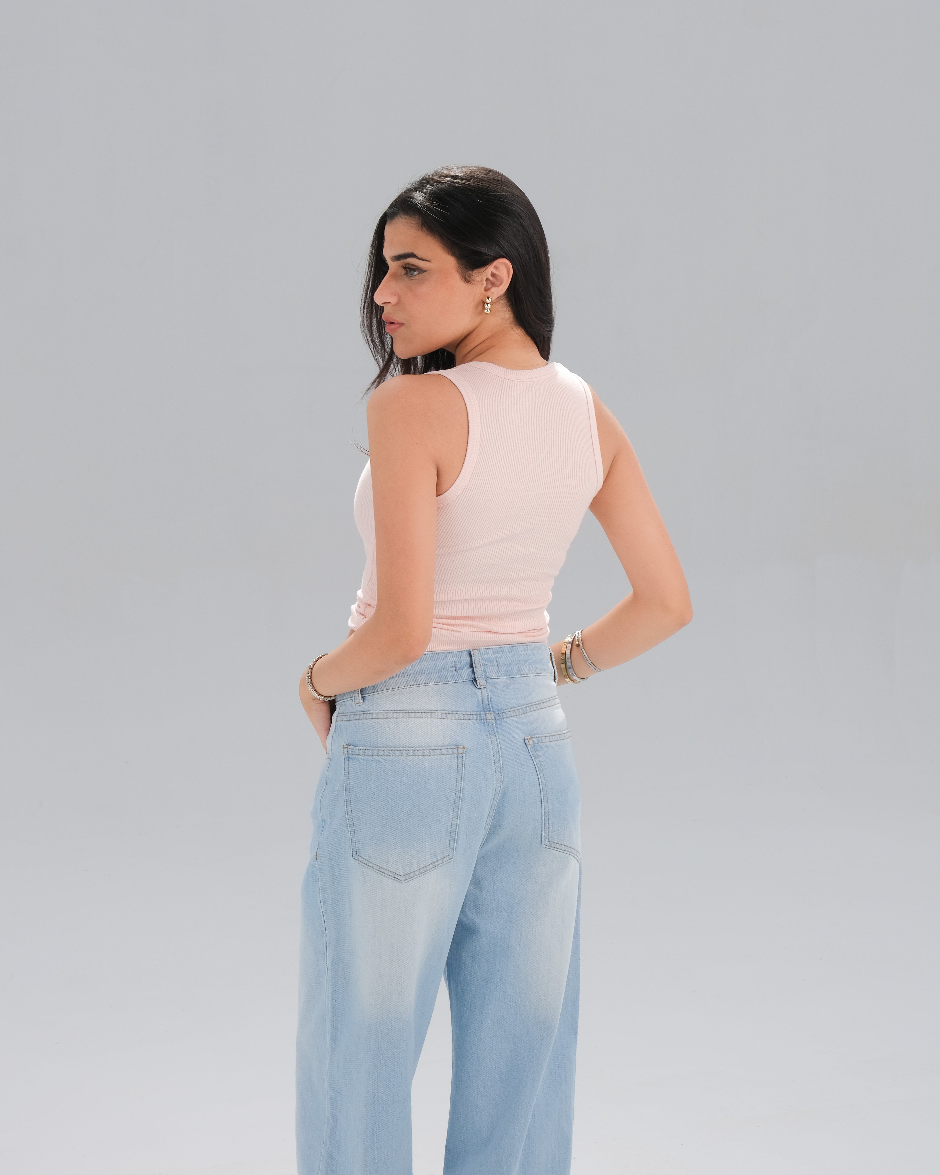 Ribbed Sleeveless Top