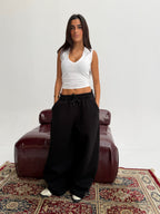 Black Balloon Fit Sweatpants
