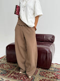 Cafe Foldover Waist Sweatpants