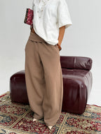 Cafe Foldover Waist Sweatpants
