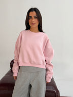 Pink Oversized Sweatshirt