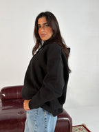 Black Oversized Hoodie