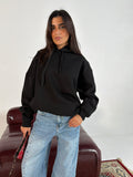 Black Oversized Hoodie