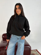 Black Oversized Hoodie