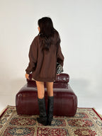 Brown Oversized Hoodie