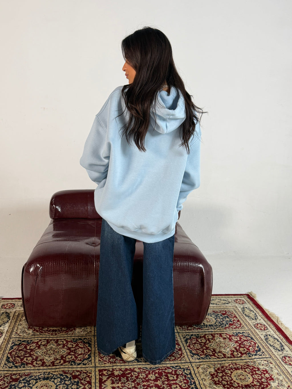 Baby Blue Oversized Hoodie
