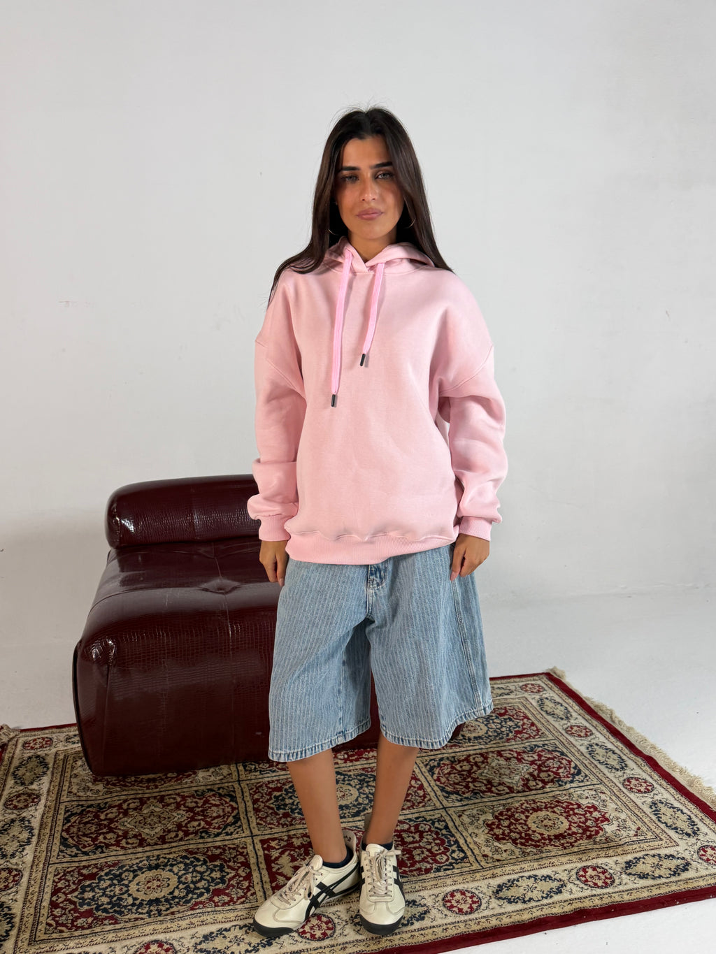 Pink Oversized Hoodie