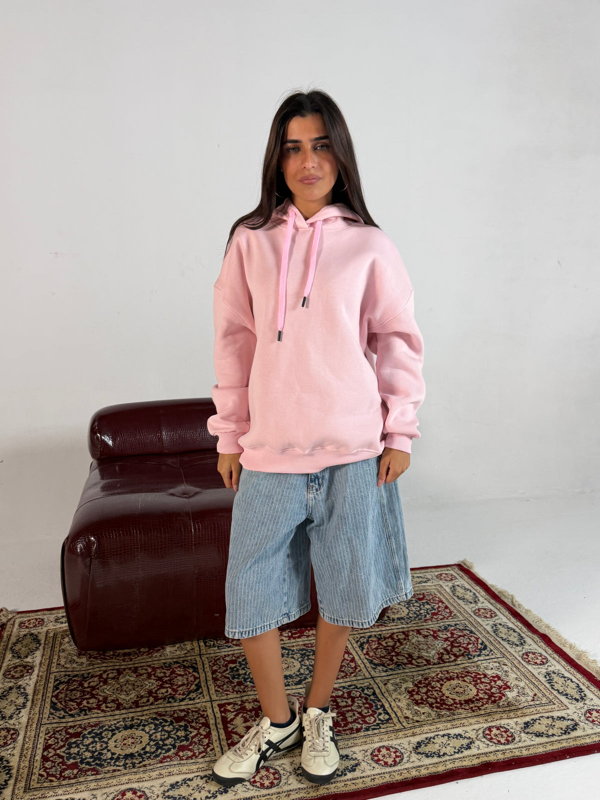 Pink Oversized Hoodie