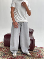 Grey Balloon Fit Sweatpants