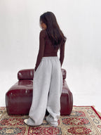 Grey Balloon Fit Sweatpants